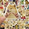 50PCS Doge MEME Funny Stickers Vintage For Hot DIY Kids Notebook Luggage Motorcycle Laptop Refrigerator Decals Graffiti Toys 4
