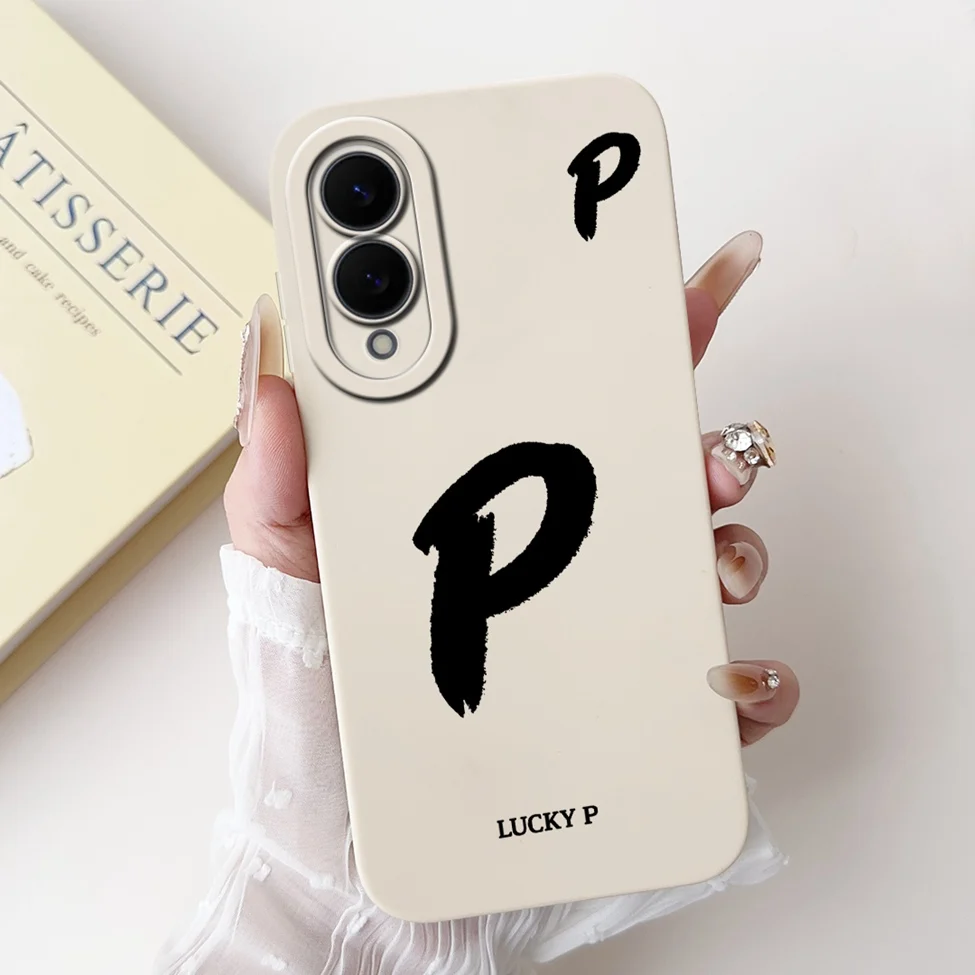 Luxury Crown & Floral Painted Silicone Phone Case - Simple Fashion Letters Design