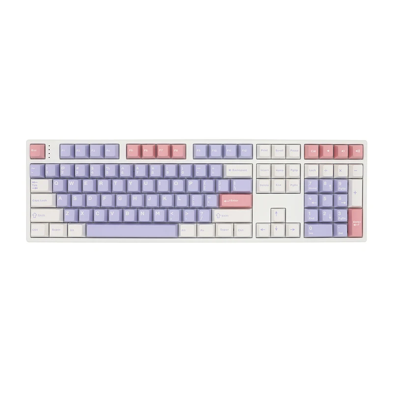 Gmk Lavanda Violeta Keycaps Pbt Double Shot Caps Chave Cherry Perfil Keycap Iso Enter para Teclado Mecânico 169 Teclas Definir - Imagem 2