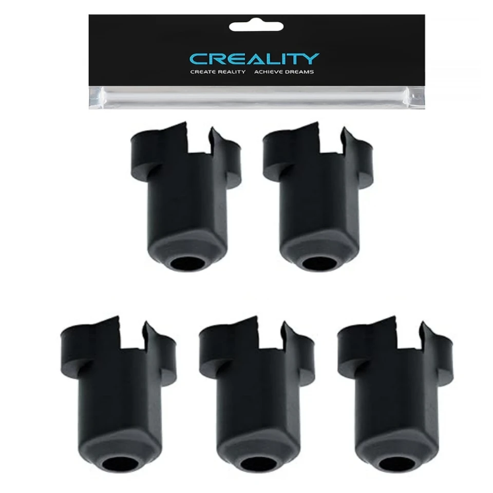 Creality K1C Silicone Sock, 5PCS K1 Silicone Cover, Hotend Heat Insulation Case Cover Heating Block Cover for K1C/K1/K1 Max