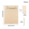 1 pc Donut Boards WoodenWall Holds Donut Boards Stand Hanging DonutsTable Wedding Decoration 6