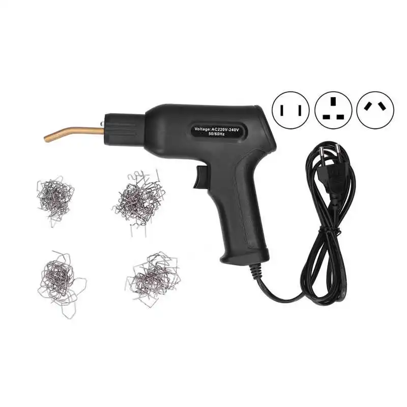 

Portable Hot Stapler Plastic Welder Welding Machine Repair Tool for Home Garden Supplies Black Repair Tool