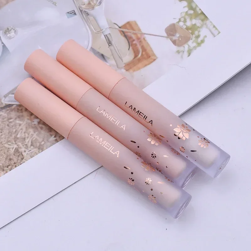 Liquid Concealer 3 Colors Liquid Concealer High Covering Moisturizing Oil Control Foundation Invisible Pores Dark Circles Freckle Face Makeup