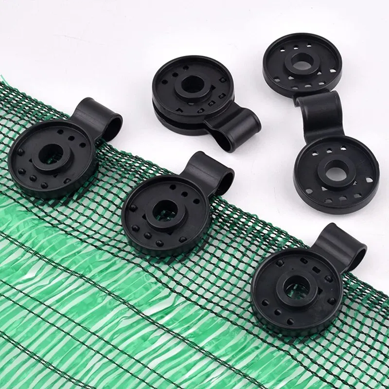 20pcs Heavy Duty Lock Grip Plastic Clips Greenhouse Shade Cloth Fix Clamp Tarp Clips Fence Fabric for Garden Netting