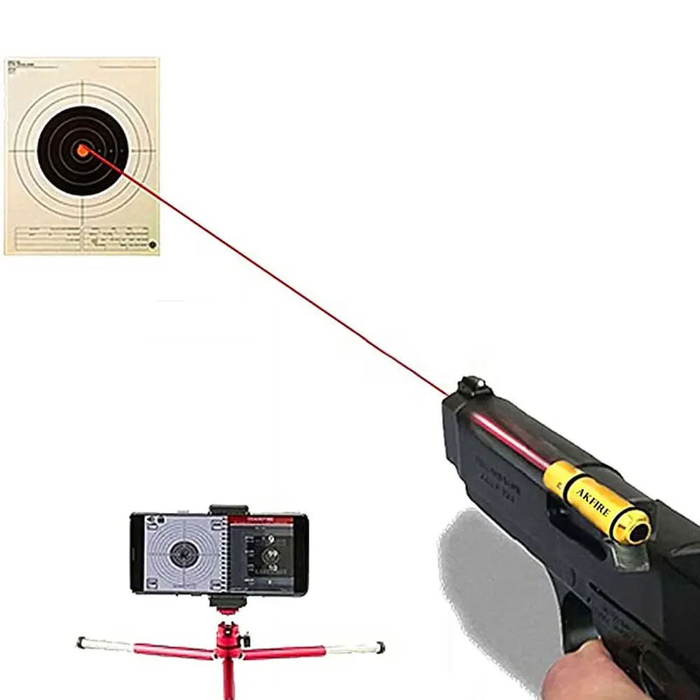 Laser Training Bullet Dry Fire Red Dot Laser Bore Sight Tactical 9mm .223Rem .38SPL .380ACP .45 223 For Hunting Shooting Glock
