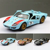 1:32 1966 Ford GT40 Alloy Sports Car Model Diecast Metal Toy Track Racing Car Vehicles Model Simulation Collection Children Gift 1