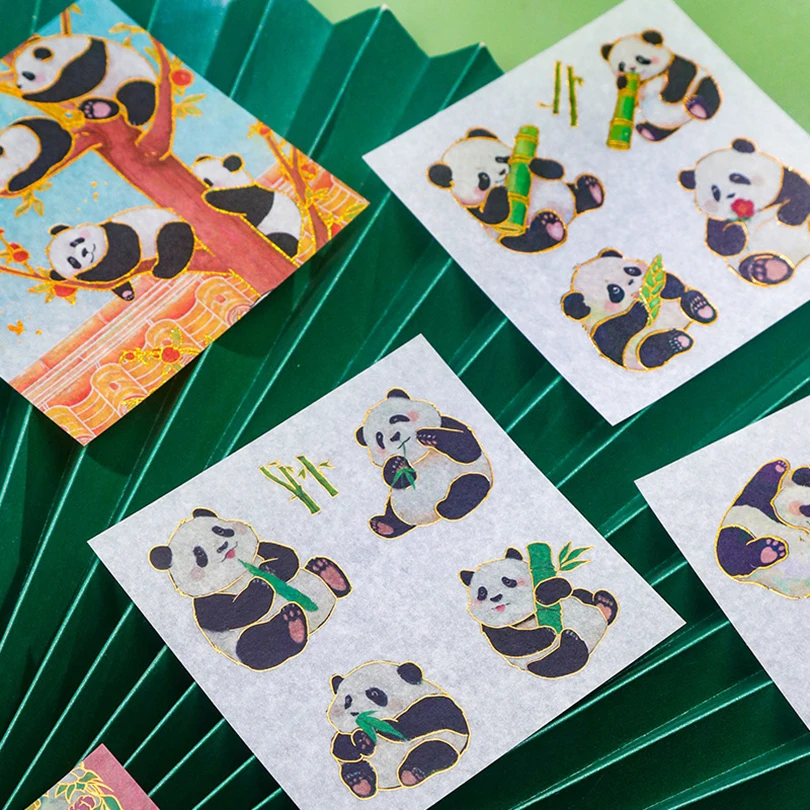Panda Washi Tapes Stickers Masking Tape Diary Decoration 10Pcs