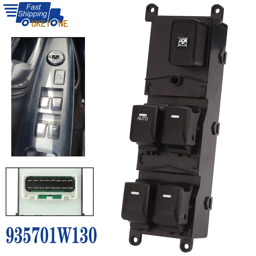 

935701W130 Electric Window Switch Lifter Control Regulator Button For KIA RIO III (UB) 2012 2013 2014 2015 2016 Car Accessories