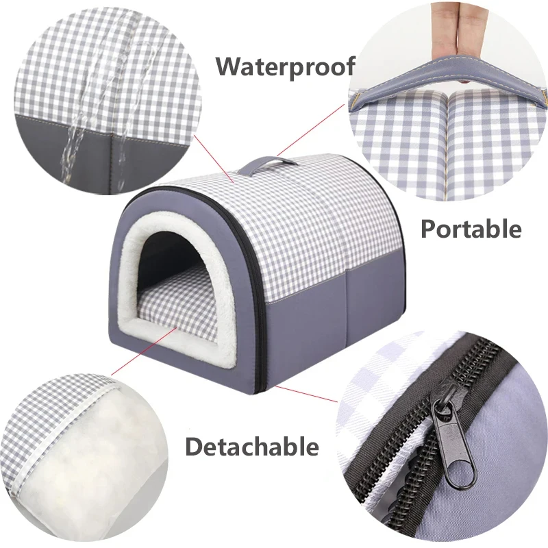 Enclosed Warm Dog Bed 5