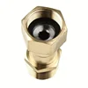 360 ° rotary joint - anti winding pressure cleaning hose joint solid brass M22-14 rotary joint for connecting spray gun to hose 4