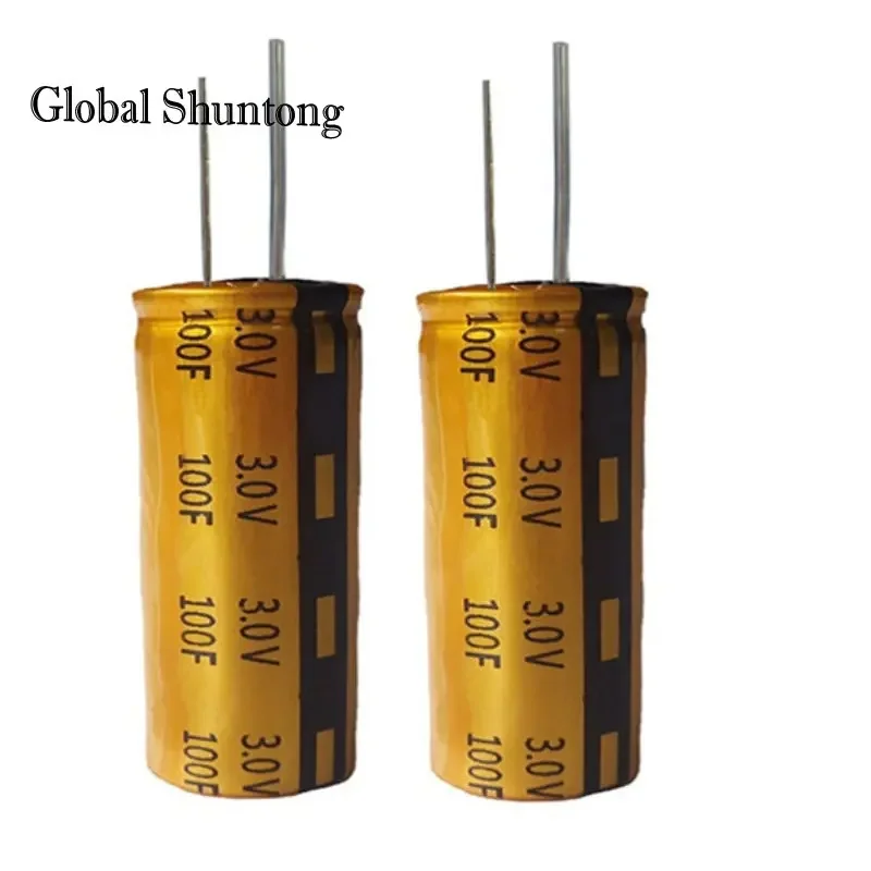 1PCS Cylinder Single Body Double Layer Super Farad Capacitor 3.0V 100F 8X12/16R Automotive Starting Power Supply