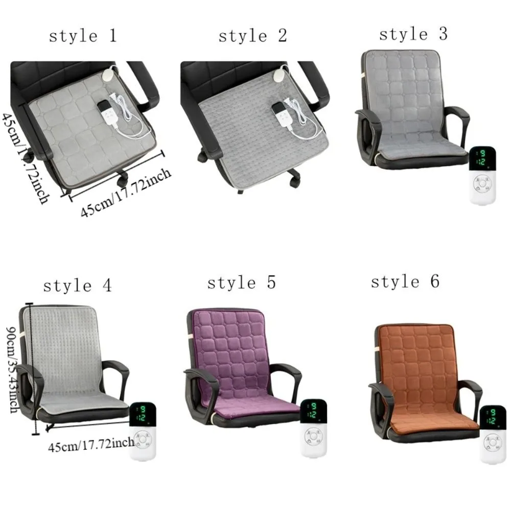 Quick Heating Heating Seat Cushion Adjustable Temperature Comfort Electric Heating Pad Warm Non-slip Bottom Electric Mat