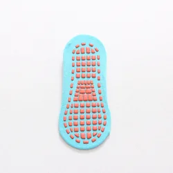 Anti-Slip Elastic Cotton Trampoline Socks - Adults (Sky Blue)