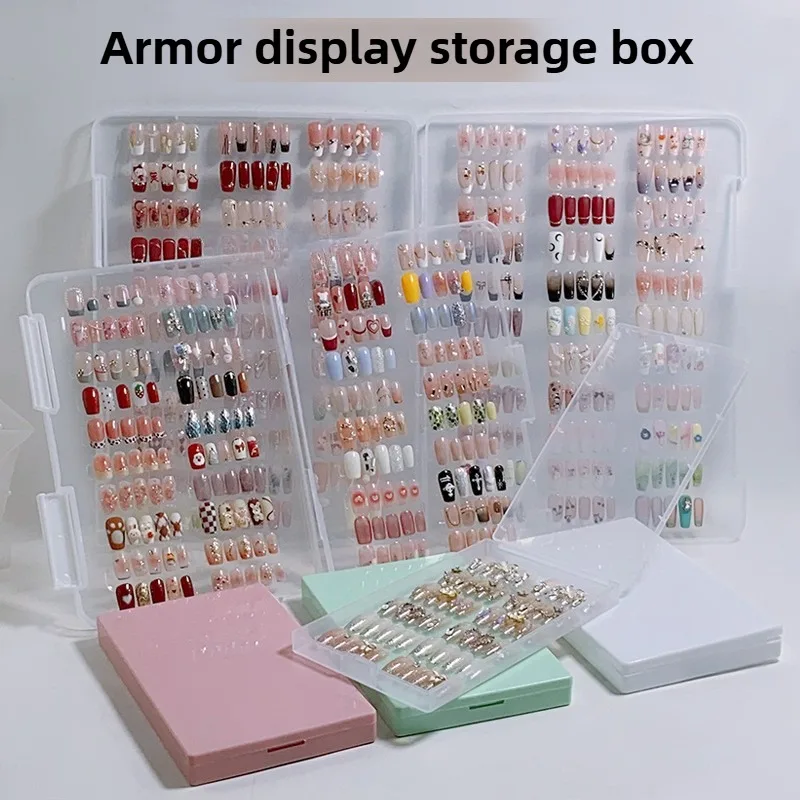 Dustproof Transparent Nail Art Display and Storage Book