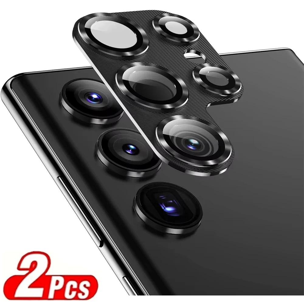 Premium Tempered Glass Camera Lens Protector - 2 Pack Full Coverage
