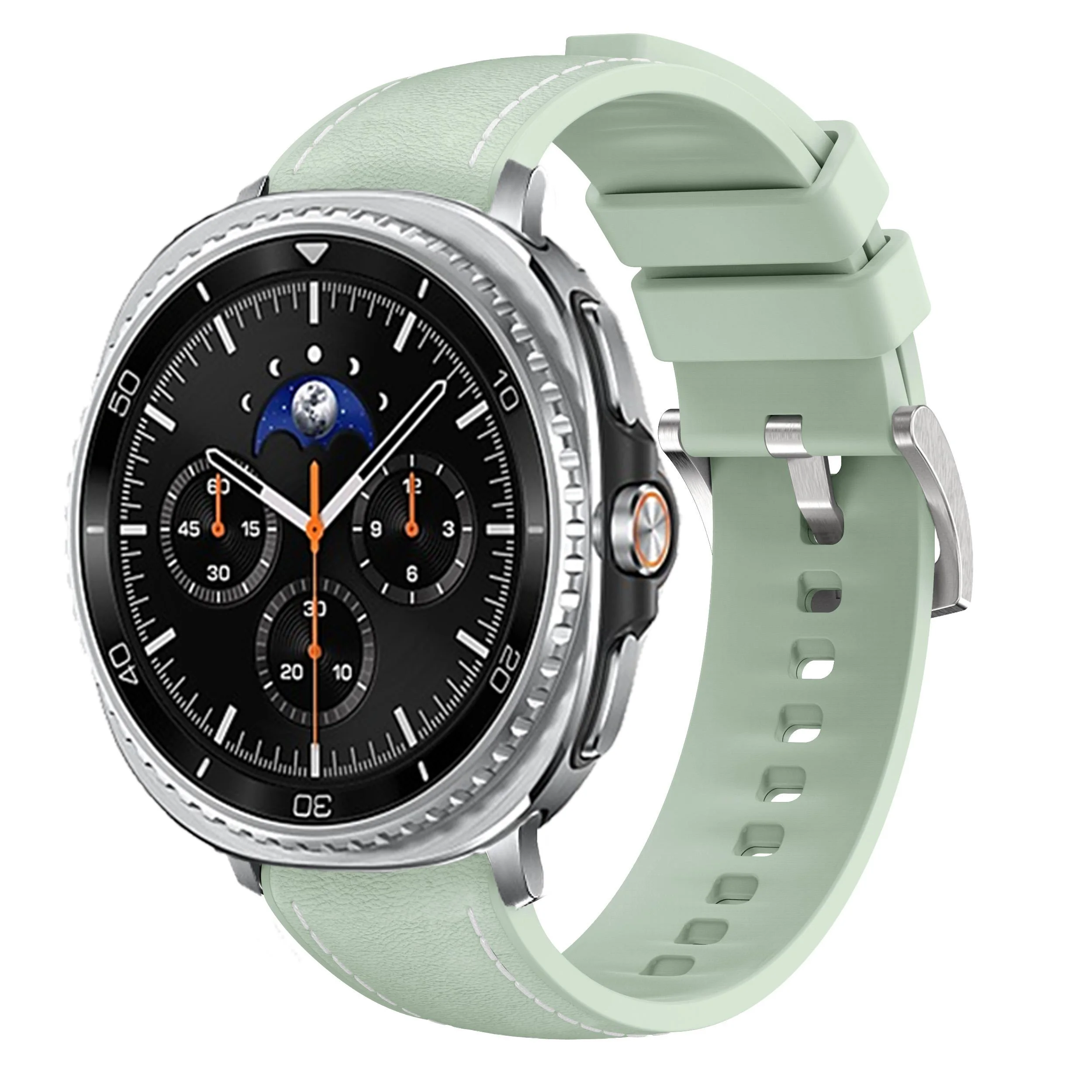 Premium Leather & Silicone Sport Band for Samsung Galaxy Watch - Elegant & Durable Bracelet