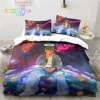 Rap Singer Juice Wrld 3D Print Bedding Set Single Twin Full Queen King Size Bed Set Adult Kid Bedroom Bedding Gift 5