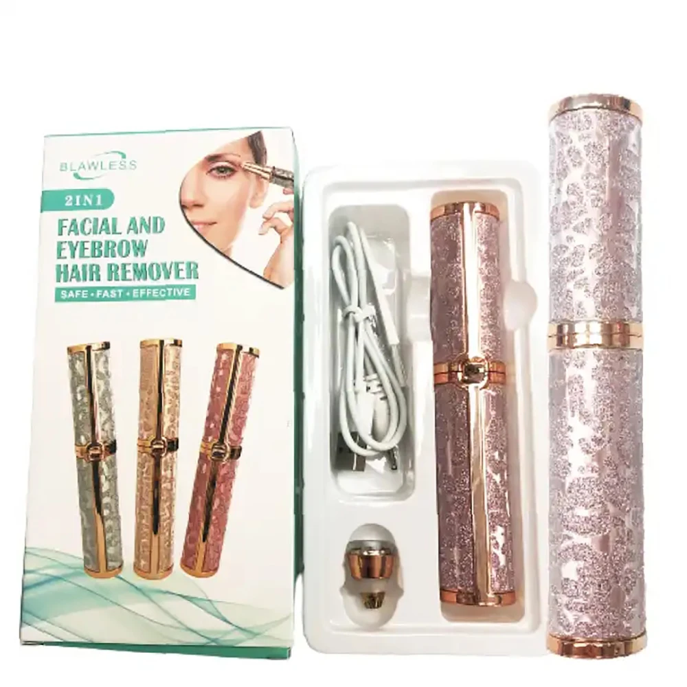 Hot Sale Electric Rechargeable Eyebrow Shaping Pencil Auto Shave Shaving Pencil Eyebrow Trimmer Epilator