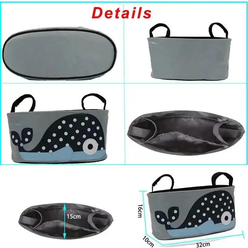 Baby Stroller Organizer Bag for Baby Carriage Bag Pushchair Stroller for Pram Organizer Travel Bags Kids