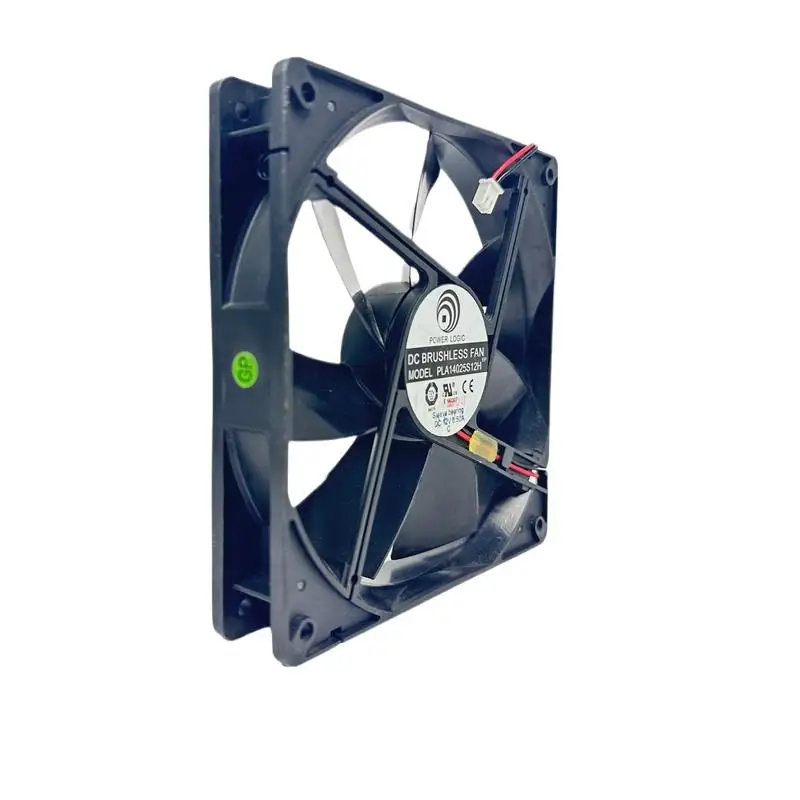 높은 공기 흐름 140mm 12V 팬: 섀시 및 전원 공급 장치 냉각용 PLA14025B12H(0.50A, 듀얼 볼 베어링, 2선)