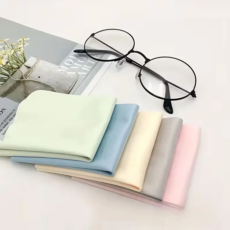 1/8개 무작위 렌즈 청소용 천 ? 안경, 카메라, 휴대폰 및 태블릿 화면, 피아노, 보석류, 다용도용