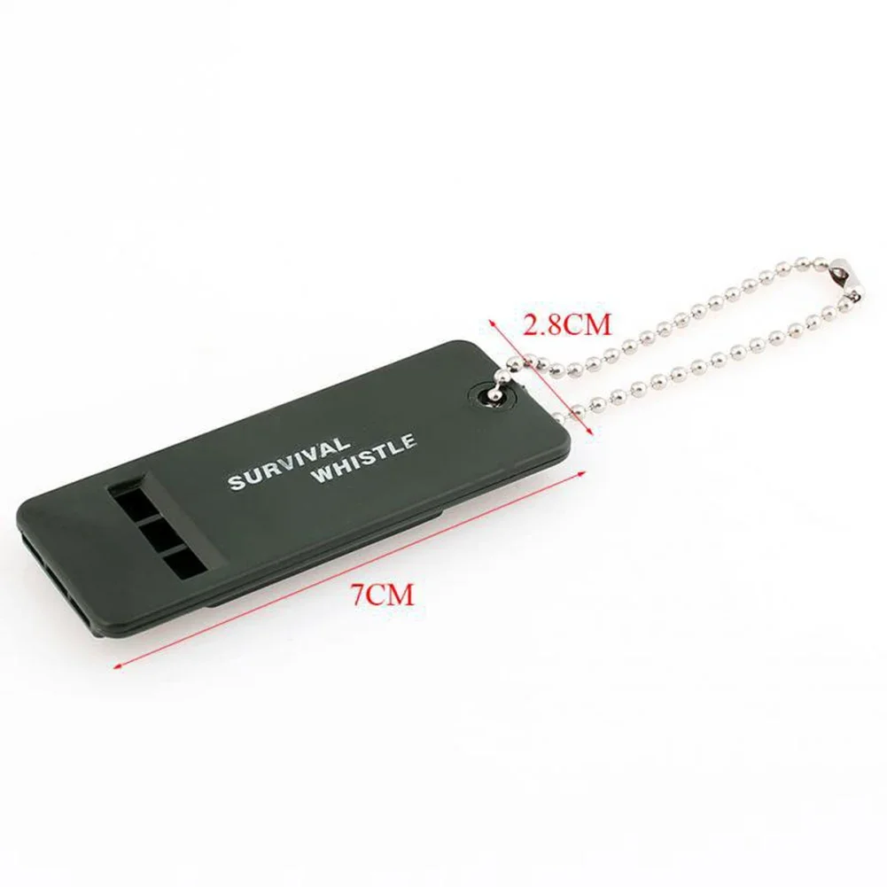 Survival Whistle Portable Frequency Whistle High Decibel Rescue Signaling First Aid Tool For Hiking Camping Mountaineering 5pcs
