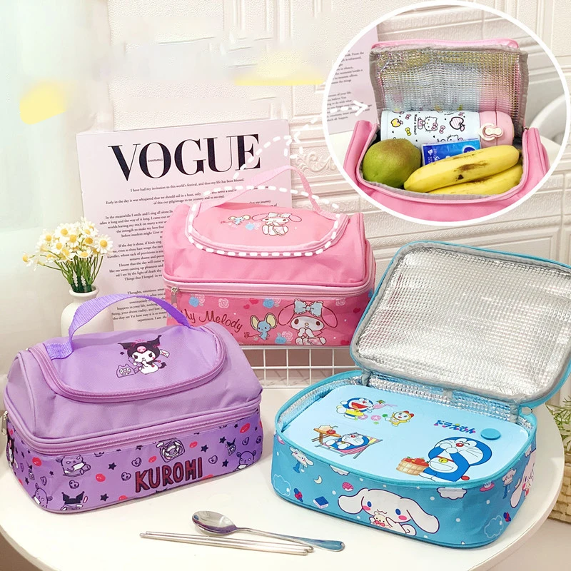 Sanrio Double Layer Lunch Bag Hello Kitty Lunch Boxes Hello Kitty