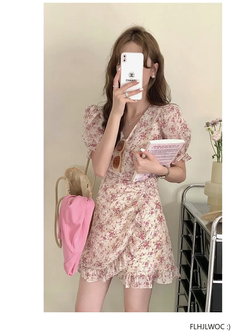 Chic Korean Holiday 2023 Women Temperament Japan Retro Style