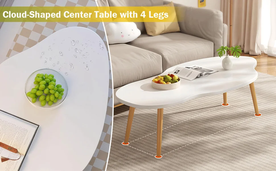 Cloud Coffee Table, Small Coffee Table, Sofa Table