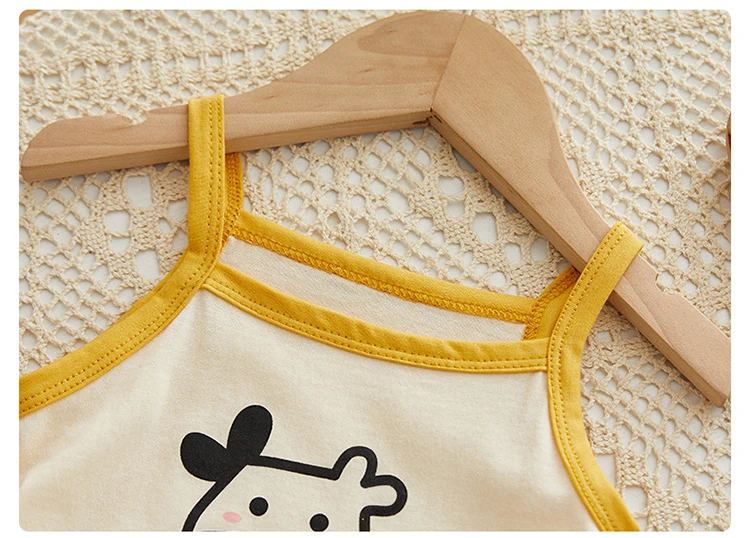 Warm Baby Bodysuits  Sleeveless suspenders Baby summer clothes Korean style baby girl boy clothes Cartoon baby bodysuit Body suit Infant clothes black baby bodysuits	