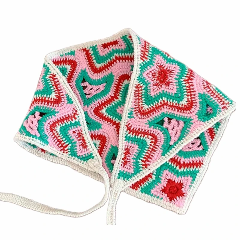 

Bandana Knitted Headwear for Outdoor Headscarf Creative Head Wrap Dropship