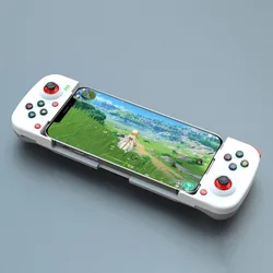 Enhanced Wireless Bluetooth Gamepad with Type - C Retractable Design for Mobile and Multi - Platform Gaming (White)