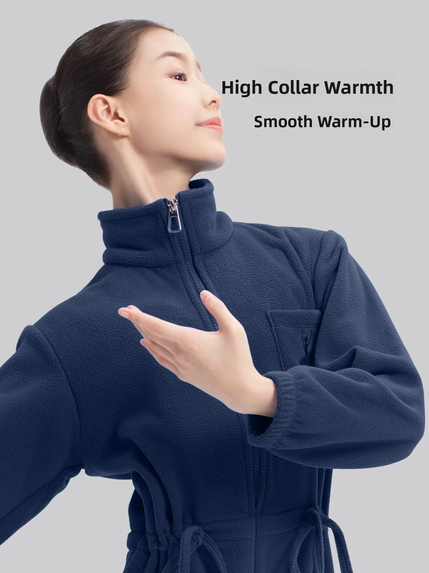 Thiened Velvet Ballet Dance Suit Women's High Elastici Practice Suits Autumn Winter Warm up Bodysuit Dancewear Ensemble