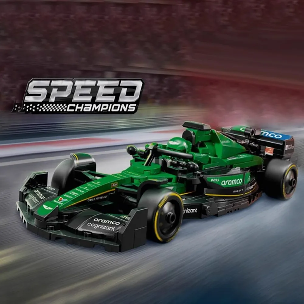 LEGO® Speed Champions Aston Martin Aramco F1® AMR24 Race Car (77245) Vehicle Set Lets for Boys and Girls Aged 10+ 269 Pieces