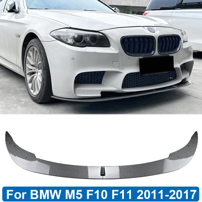 

2pcs/set Front Bumper Lip Side Spoiler Diffuser Splitter Body Kit Cover For BMW 5 Series M5 F10 F11 2011-2017 Car Accessories