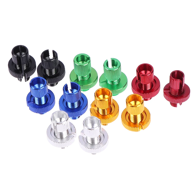 2PCS Universal Motorcycle Break Clutch Throttle Cable adjuster M10 Screw