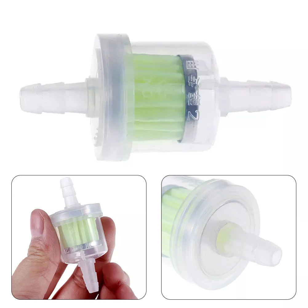 

1pc Green Paper Core Gasoline Filter Motorcycle Gasoline Fuel Filter Universal Oil Filt Filter Petrol Cup ABS For Motorcycles