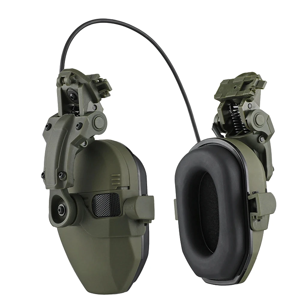 Tactical Shooting Noise Cancellation Headphones Helmet Headphones Professional Hearing Protector Suitable for Outdoor Hunting