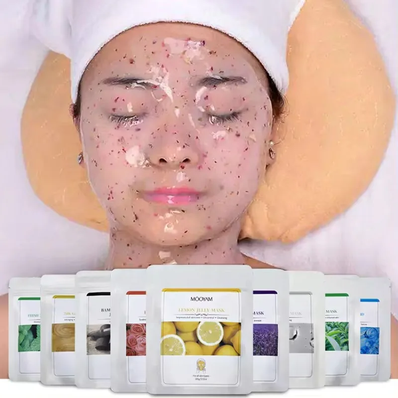 

Wholesale Spa Face Mask Anti Aging Rose Crystal Jellymask Powder Collagen Hydro Jelly Mask for Female