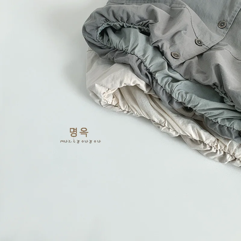 어린이 민소매 조끼 재킷, 단색, 심플, 루즈 조끼, , 여아, 다목적 카디건, 어린이 의류, 2025 용수철 신제품