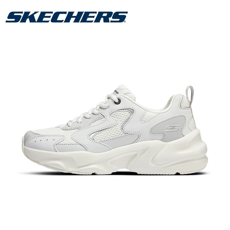 

Skechers Original Women Shoes D'LITES Dad Shoes Lightweight Breathable Chunky Sneakers Casual Sport Women's Platform Trainers