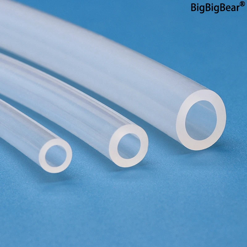 1/5/10M Food Grade Clear Transparent Silicone Rubber Hose ID 0.5 1 2 3 4 5 6 7 8 9 10 12mm O.D Flexible Nontoxic Silicone Tube