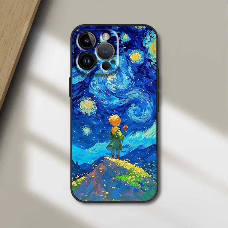 Le Petit Prince Anime Black Soft Phone Case Cover