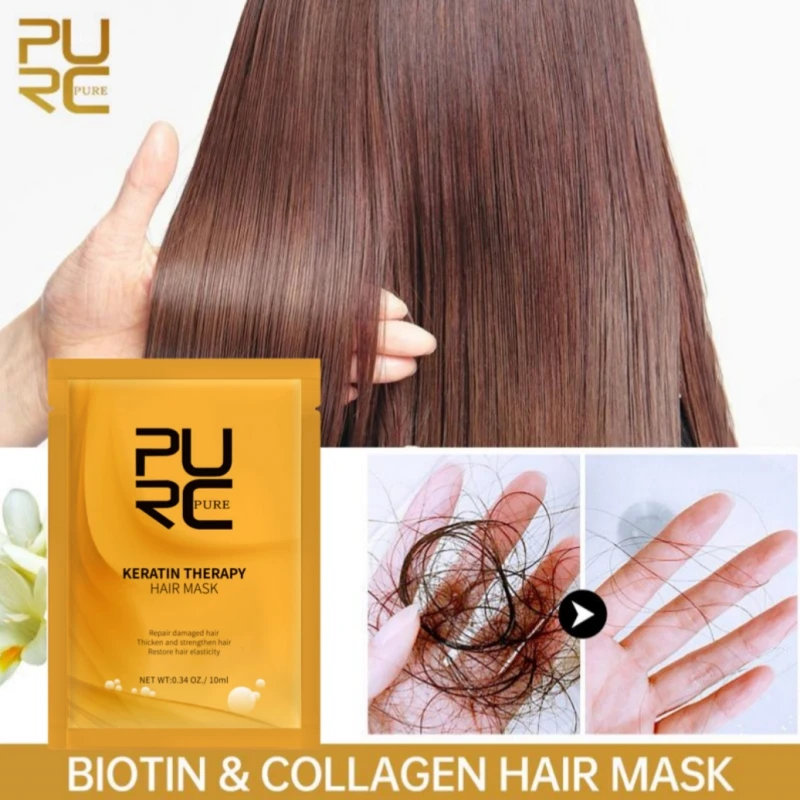 

Magical Keratin Hair Mask 5 Seconds Repair Damage Frizzy Hair Treatment Soft Smooth Shiny Nourish Nutritive Hair Root Scalp Care