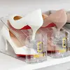 Adjustable Shoe Stacker Shoe Organizer Doublelayer Footwear Support Slot Shoe Slot Organizer Space Saver for Closet Organization 3