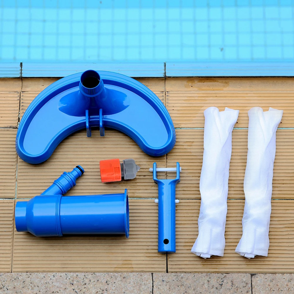 Swimming Pool Vacuum Cleaning Kit Clean Pool Bottoms Net Filter Outdoor Vacuum Cleaner Set Cleaning Skimmer Tool