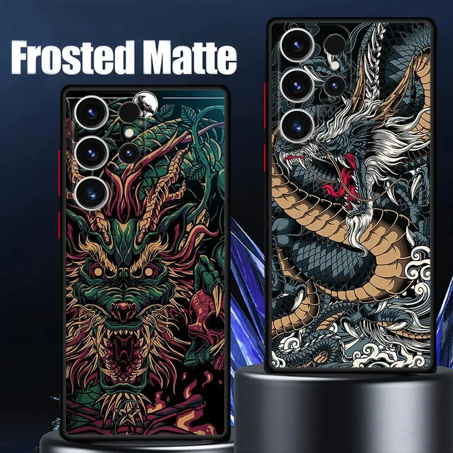 Super Cool Cyan Dragon Phone Case - Stylish Soft Cover