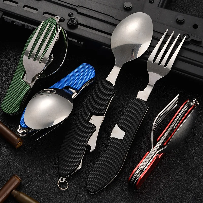 4-in-1 Foldable Camping Utensil 3