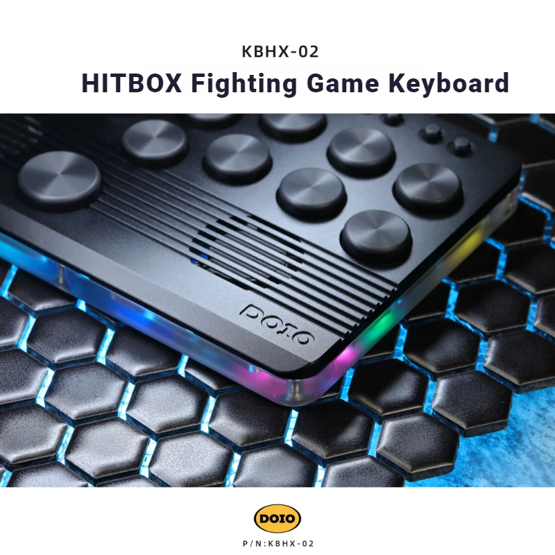 DOIOHITBOXMiniMechanicalKeyboardWiredHotswapRGBLowProfile