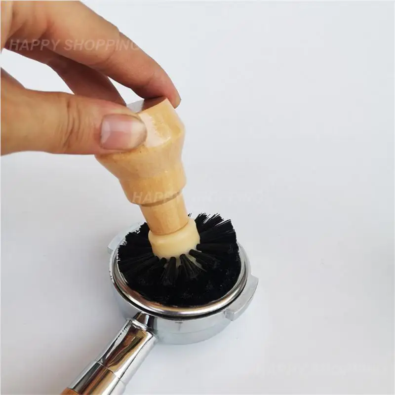 커피 연마기 청소 브러시, 단단한 나무 손잡이, 커피 머신 파우더 더스팅 청소 브러시, 가정용 주방 액세서리, 51mm, 58mm